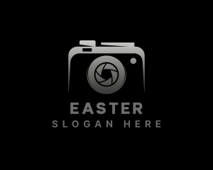 Production - Camera Lens Shutter logo design