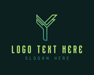 Cyber - Digital Cyber Tech logo design