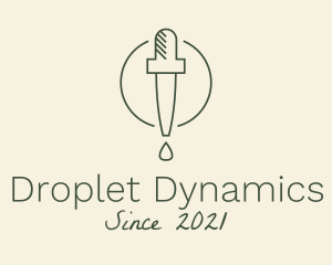 Dropper - Essential Oil Dropper logo design