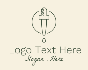 Essential Oil Dropper Logo