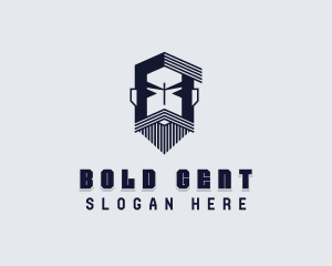 Beard Man Barbershop logo design