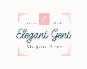 Elegant Luxury Ornament Business logo design