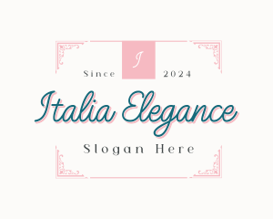 Elegant Luxury Ornament Business logo design