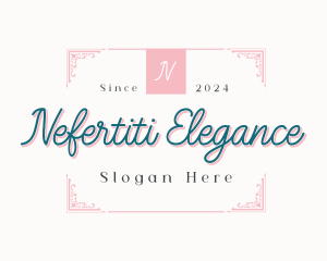 Elegant Luxury Ornament Business logo design