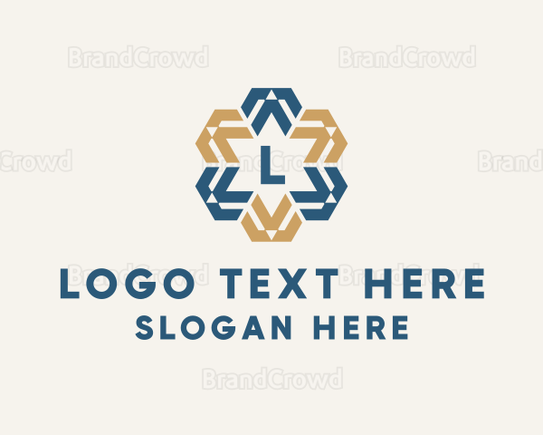 Geometric Decorative Star Logo