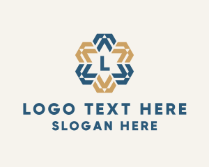 General - Geometric Decorative Star logo design