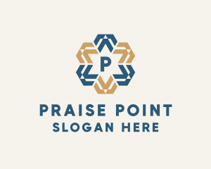 Praise - Geometric Decorative Star logo design