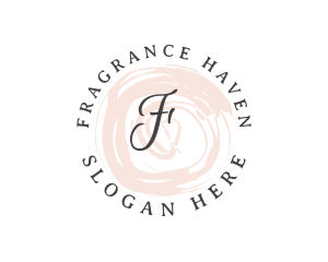 Feminine Watercolor Cosmetics Boutique logo design