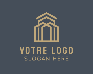 Modern Homes Real Estate  logo design