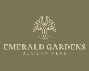 Tree Garden Horticulture logo design