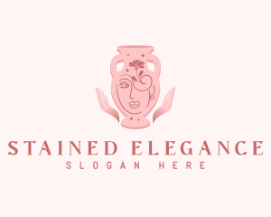 Elegant Pottery Vase logo design