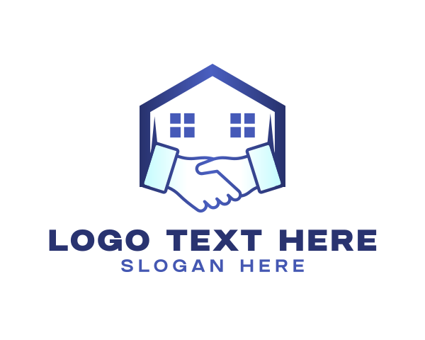 Partnership - Hand Deal Realtor logo design