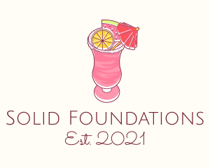 Juice Stand - Slushy Fruit Drink logo design