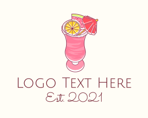 Cool - Slushy Fruit Drink logo design