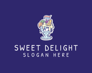 Sherbet - Fruit Dessert Diner logo design