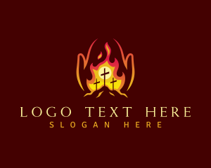 Religion - Church Cross Religion logo design