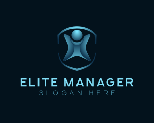 Human Leadership Management logo design