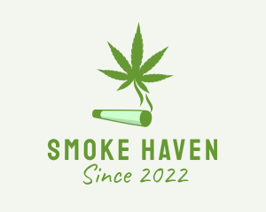 Medical Marijuana Smoke  logo design