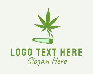 Medical Marijuana Smoke  Logo