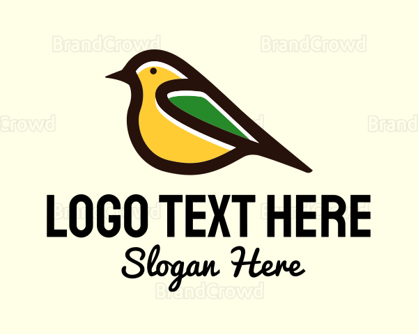 Simple Pet Bird Logo
