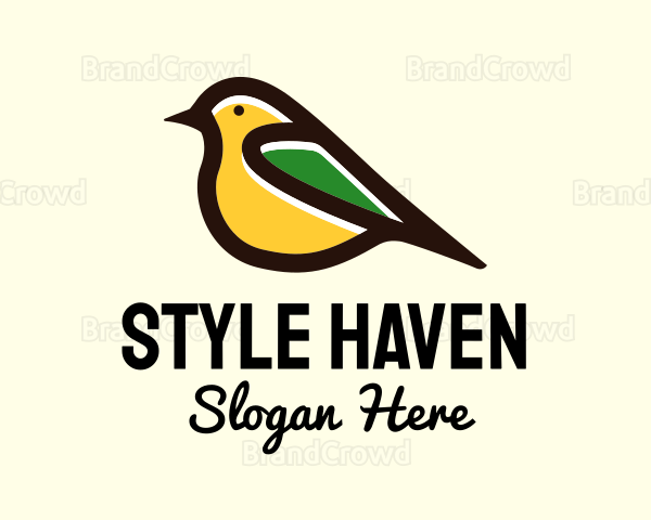 Simple Pet Bird Logo