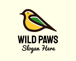 Simple Pet Bird logo design