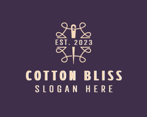 Sewing Alteration Needle logo design