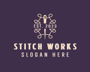 Alteration - Sewing Alteration Needle logo design