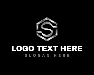 Steel Fabrication Letter S Logo
