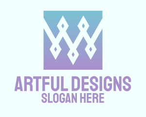 Luxury Diamond Pattern logo design