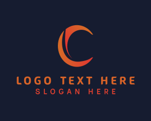 Crypto - Gradient Modern Letter C logo design