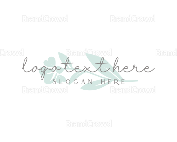 Floral Leaf Beauty Logo