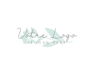 High End - Floral Leaf Beauty logo design