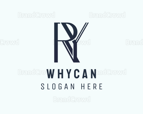 Fashion Business Brand Letter RY Logo