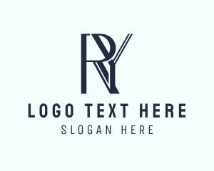 Brand - Fashion Business Brand Letter RY logo design