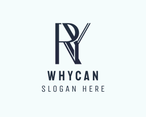 Fashion Business Brand Letter RY Logo