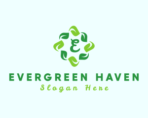 Organic Vegan Cafeteria logo design