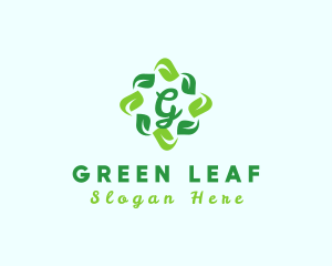 Organic Vegan Cafeteria logo design
