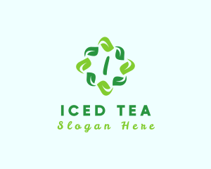 Organic Vegan Cafeteria logo design