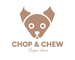 Brown Puppy Vet Logo