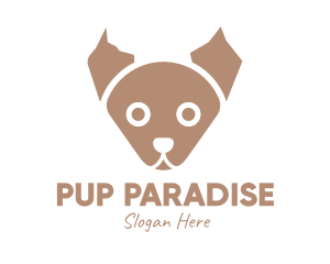 Brown Puppy Vet logo design