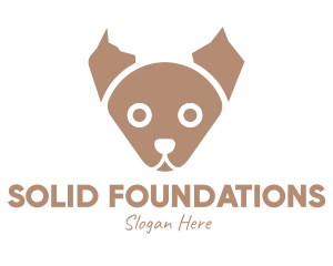 Animal Sanctuary - Brown Puppy Vet logo design