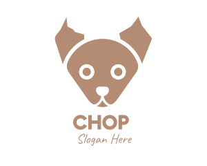 Puppy - Brown Puppy Vet logo design