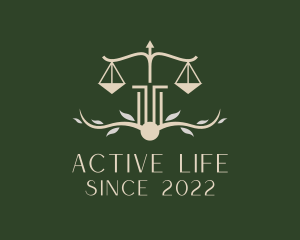 Legal Advice - Environmental Justice Scale logo design