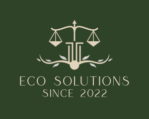 Environmental - Environmental Justice Scale logo design