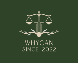 Legal Advice - Environmental Justice Scale logo design