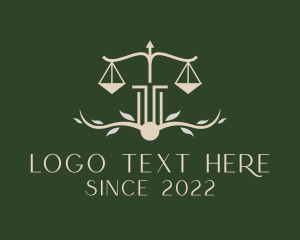 Jurist - Environmental Justice Scale logo design