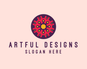 Decorative Floral Pattern logo design