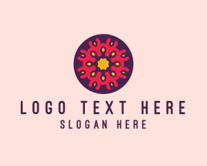 Texture - Decorative Floral Pattern logo design