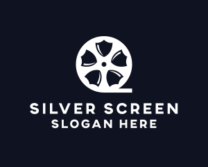 Shield Film Reel logo design